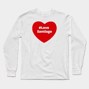 Love Santiago - Hashtag Heart Long Sleeve T-Shirt